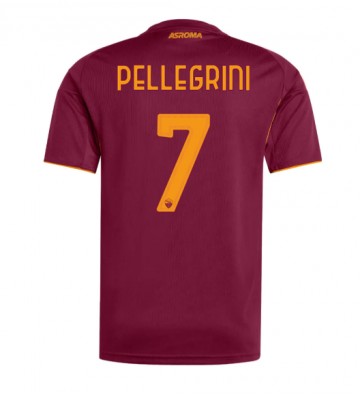 AS Roma Lorenzo Pellegrini #7 Hjemmebanetrøje 2025-26 Kortærmet